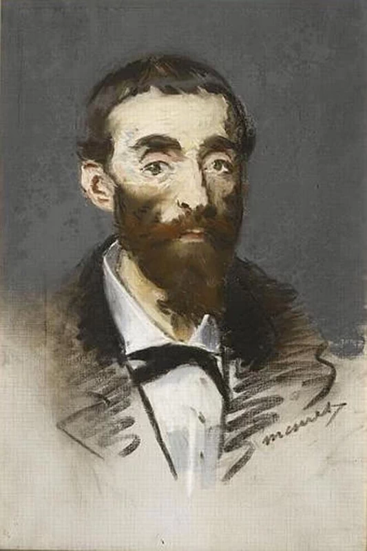  280-Édouard Manet, Ritratto di Cabaner, 1880-Museo d'Orsay, Parigi 